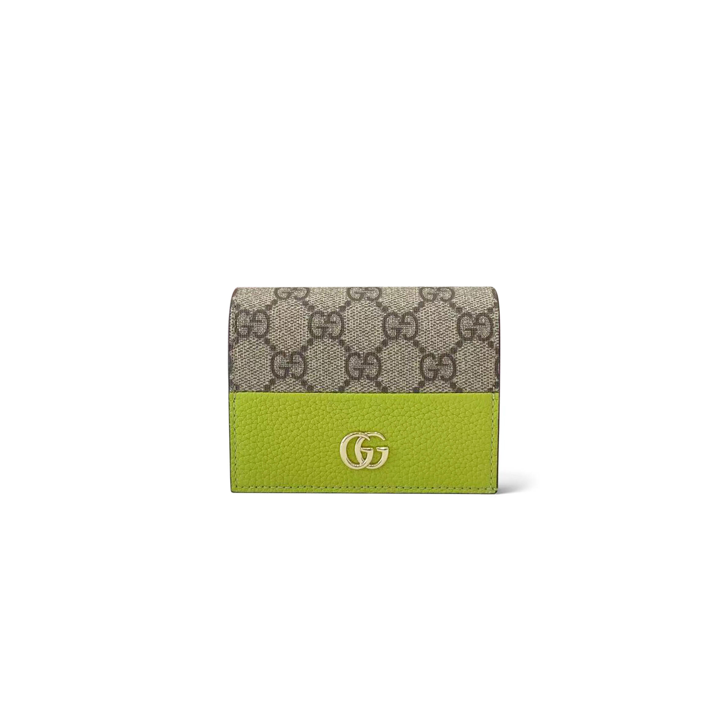 GUCCI BI-COLOR GG MARMONT SMALL WALLET 841358 (11*17.5cm)